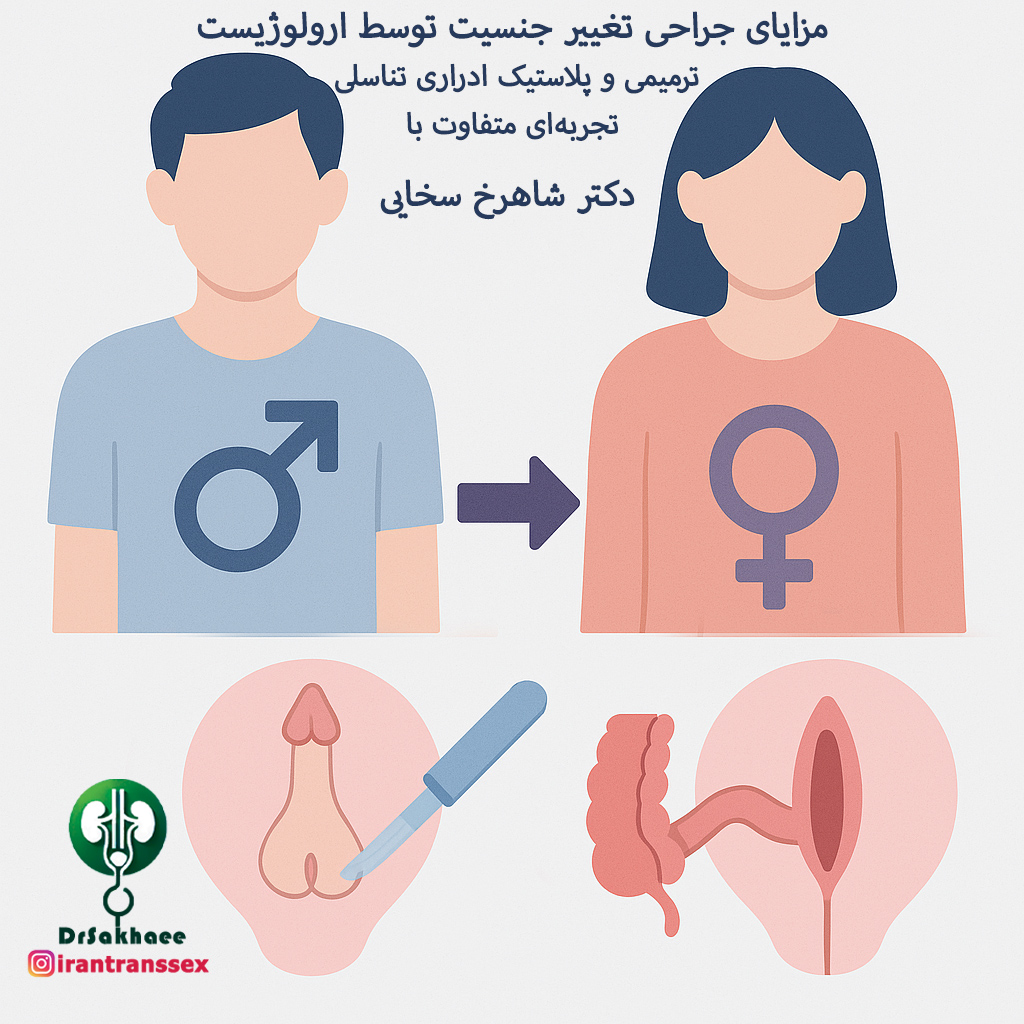 مزایای جراحی تغییر جنسیت توسط ارولوژیست ترمیمی